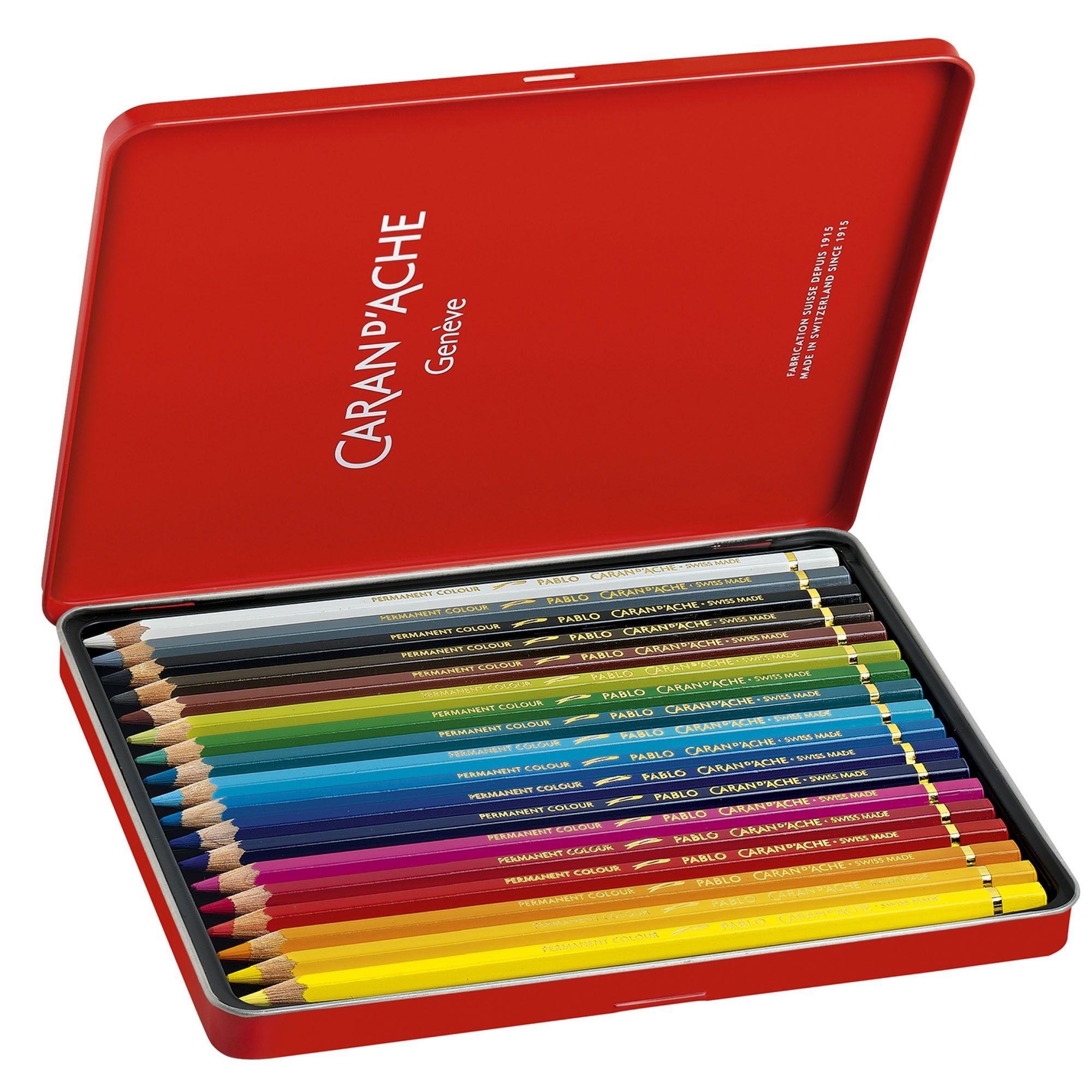 Lápices de Colores Pablo Caran d'Ache (18 Colores)-1