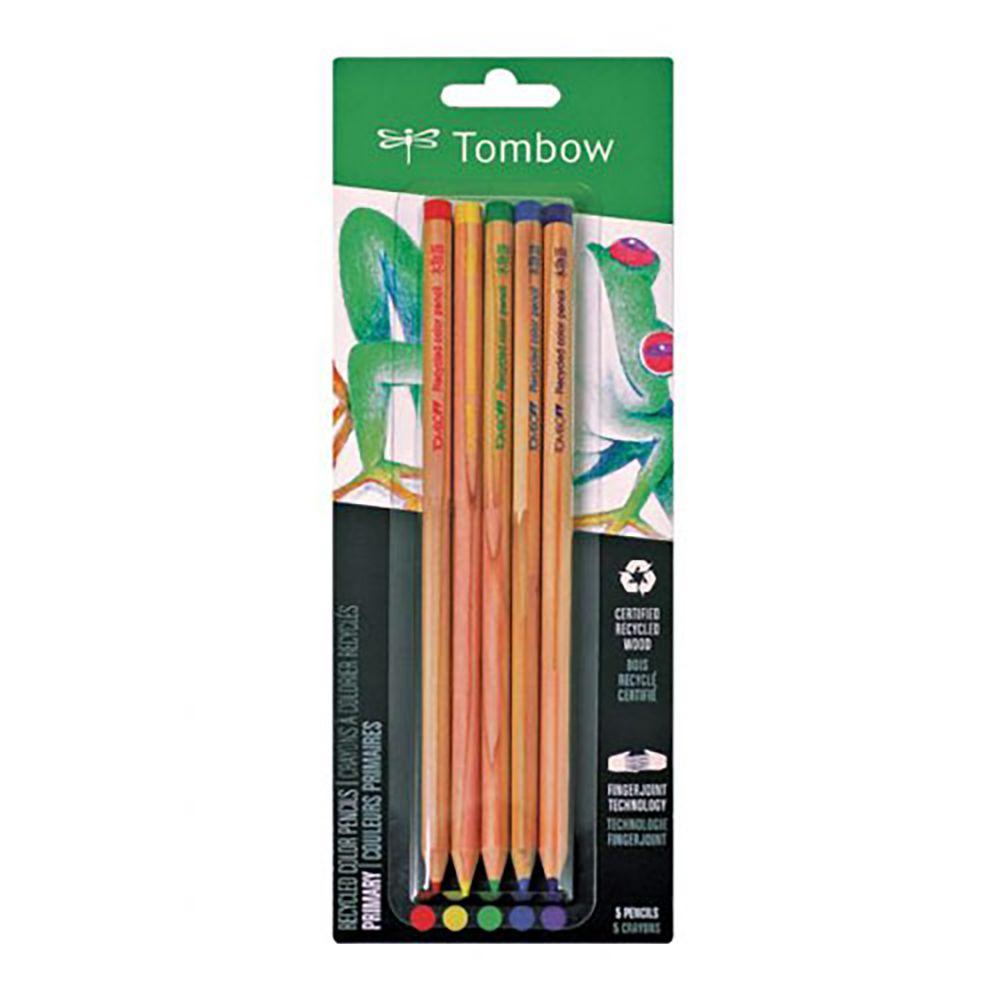 Set de Lápices Color Recycled Tombow (5 Colores Primarios)-0