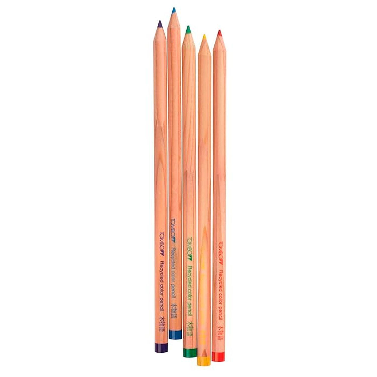 Set de Lápices Color Recycled Tombow (5 Colores Primarios)-1