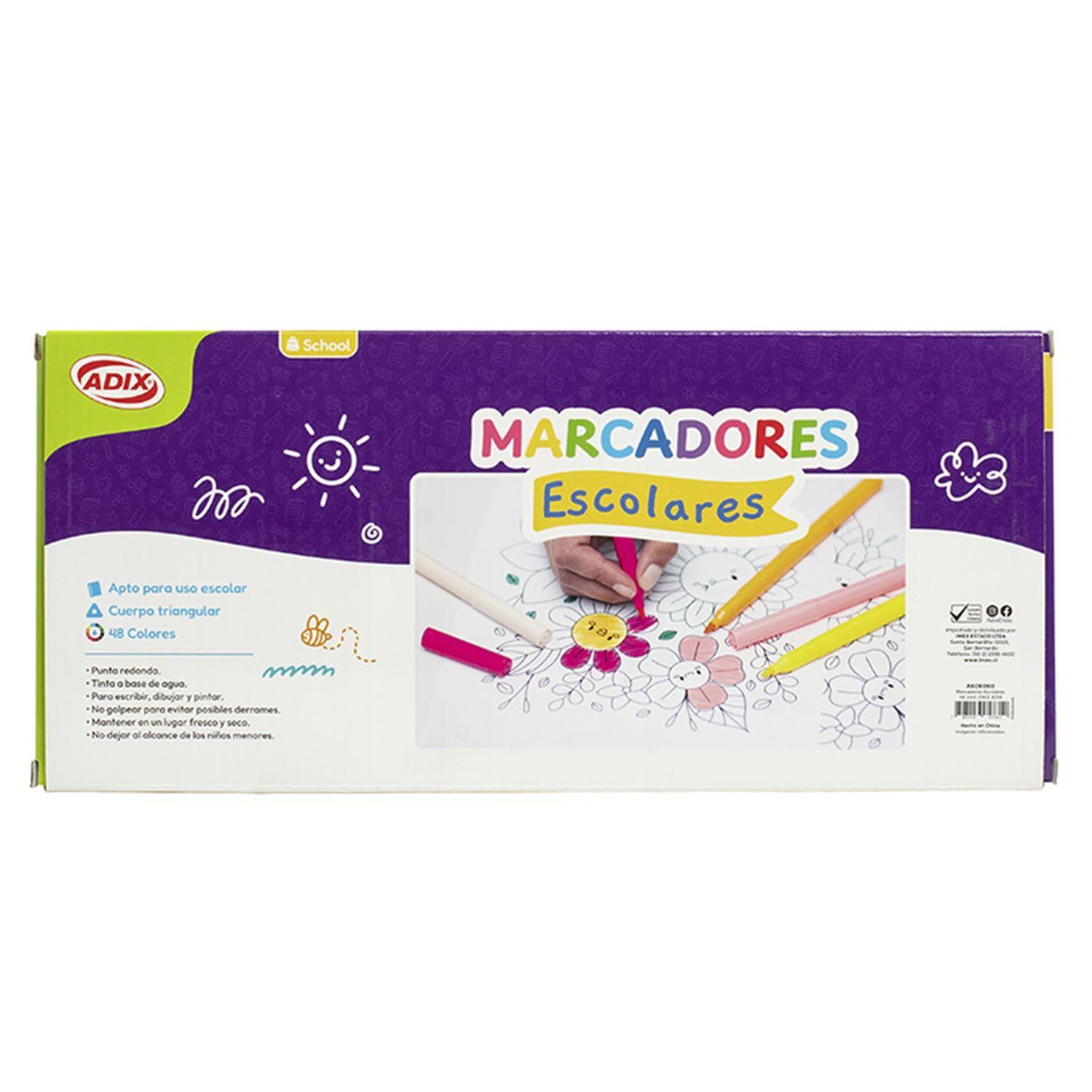 Marcadores Adix 48 Colores-3