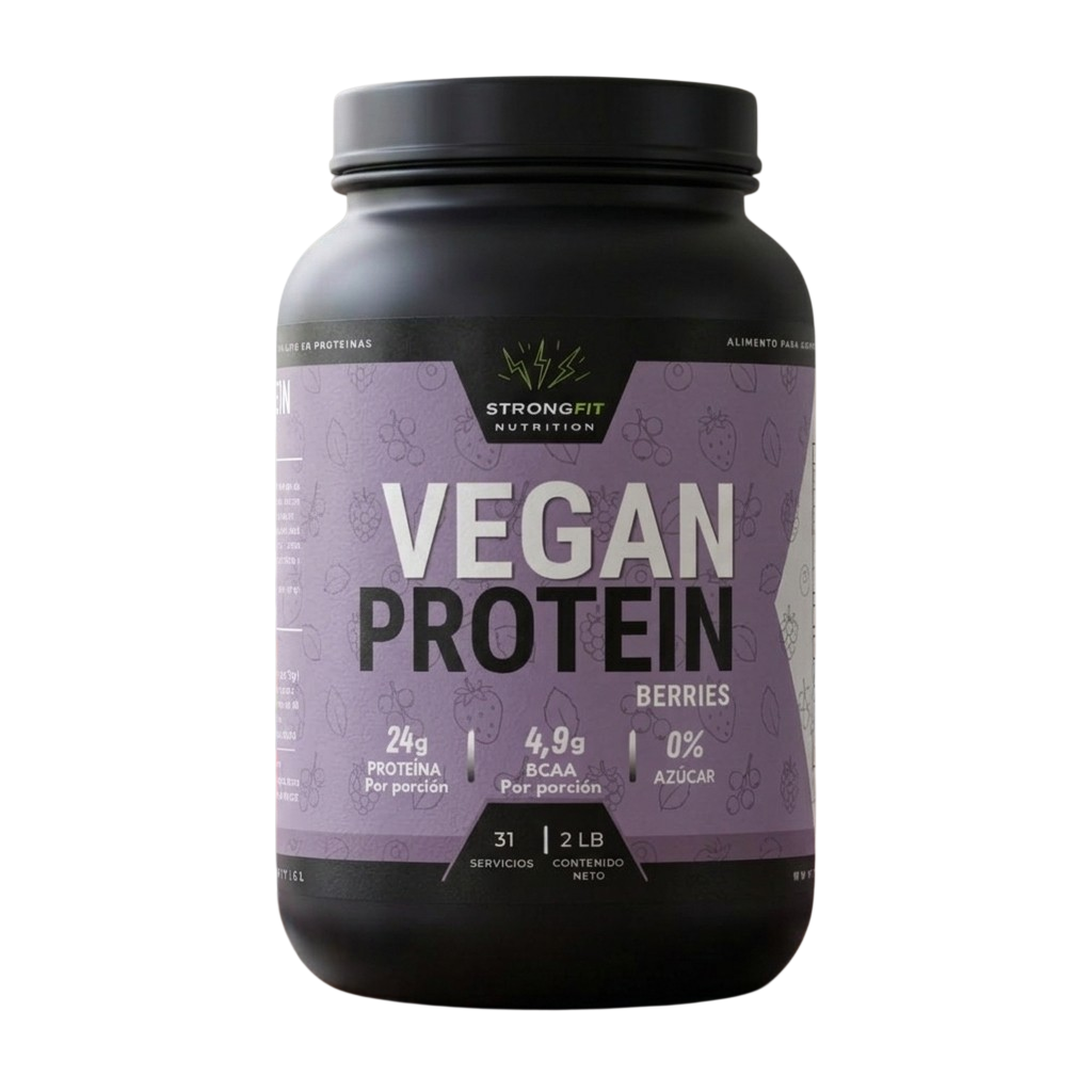 Proteina Vegetal 2lb sabor Berries Strongfit Nutrition-0