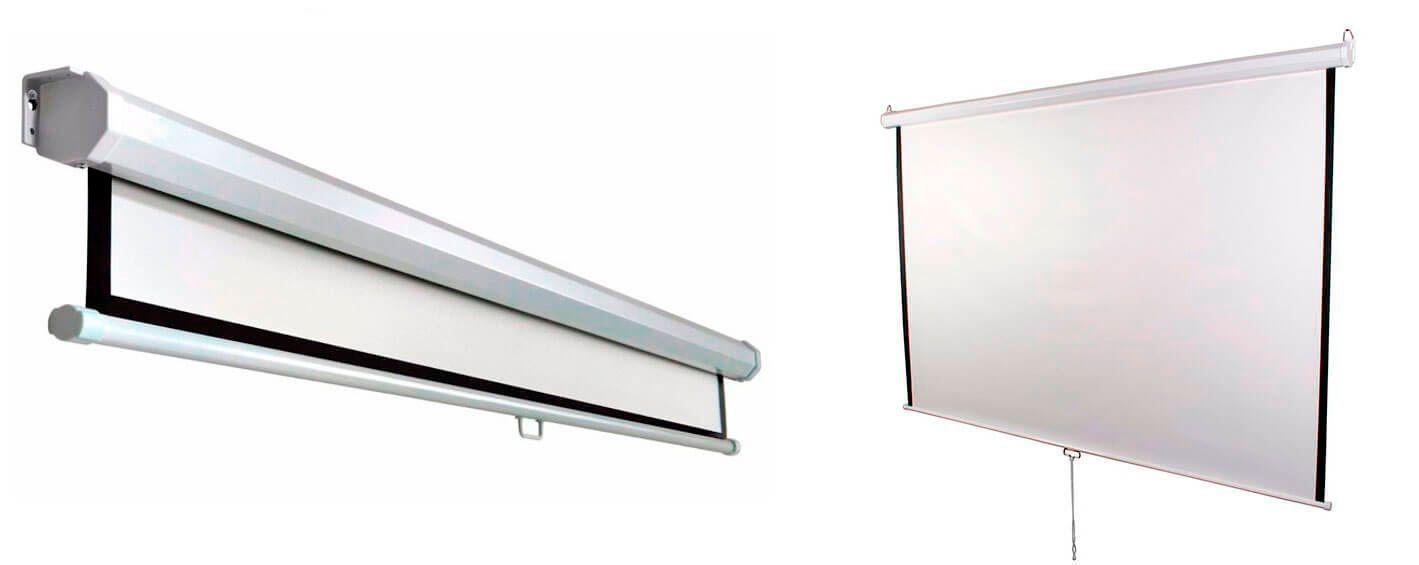Telon mural 305 X 224cm  Tela Mate White  0.38-0.40mm-2
