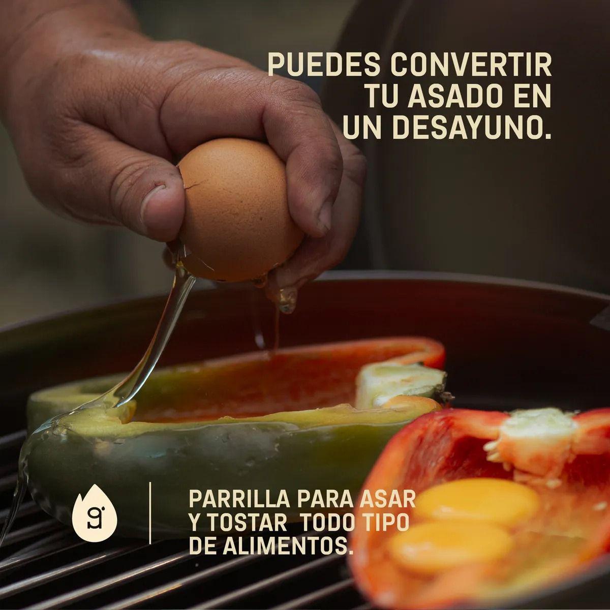 Barril Parrilla Ahumador y Asador Ingrill Mini Basik Plateado-5