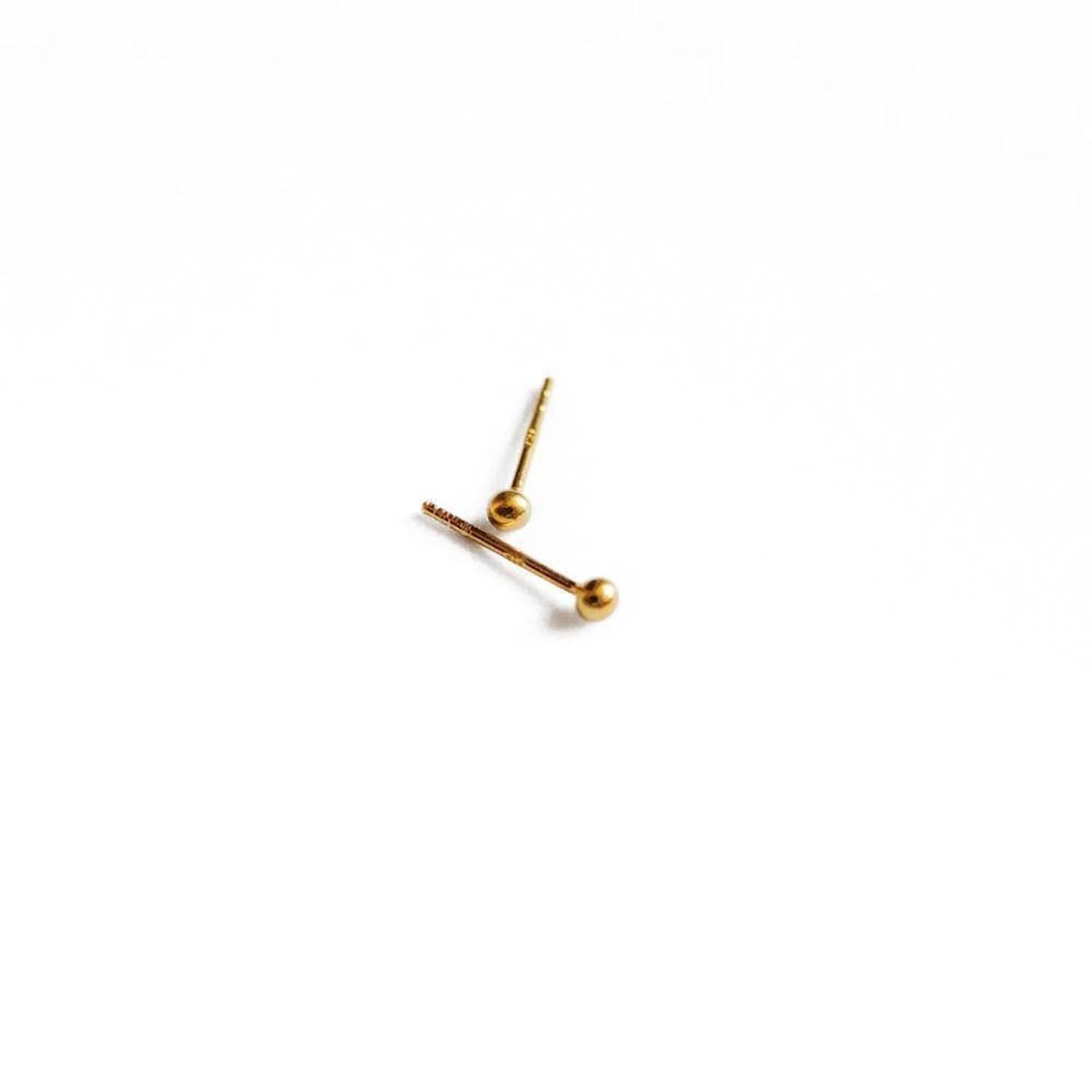 Aros bolita 2mm gold-2