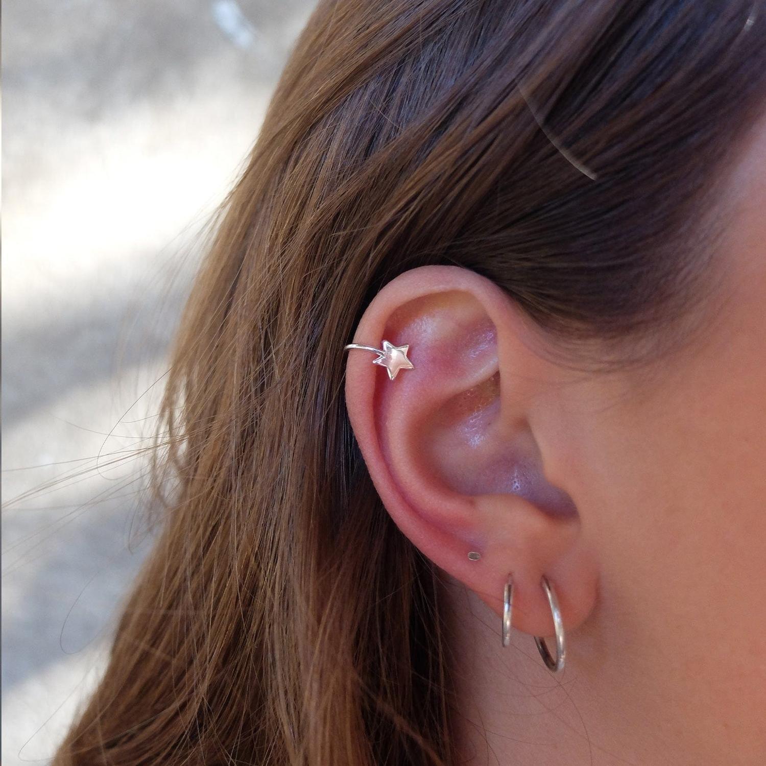 Cuff Estrella plata-8