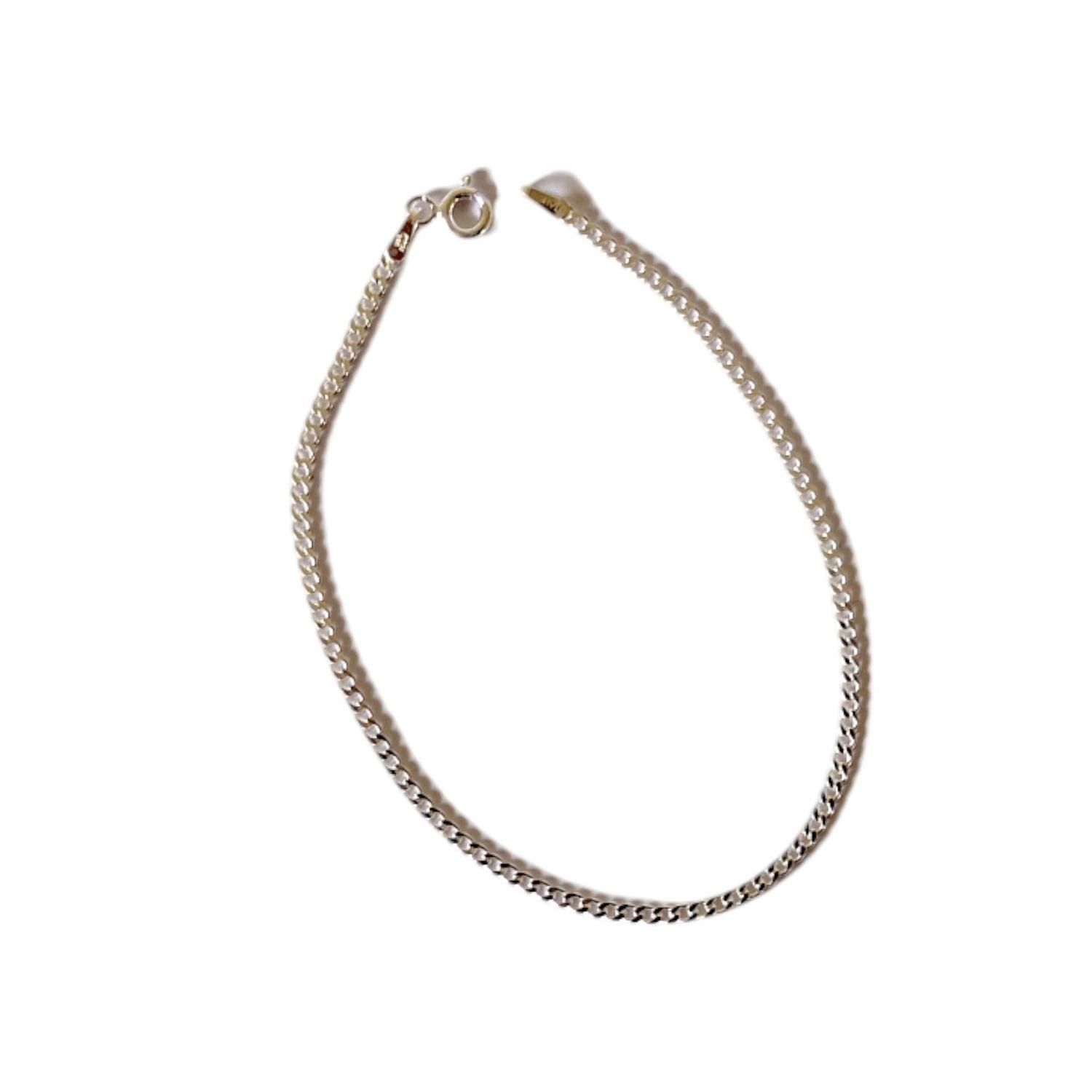PULSERA GRUMET PLATA-5