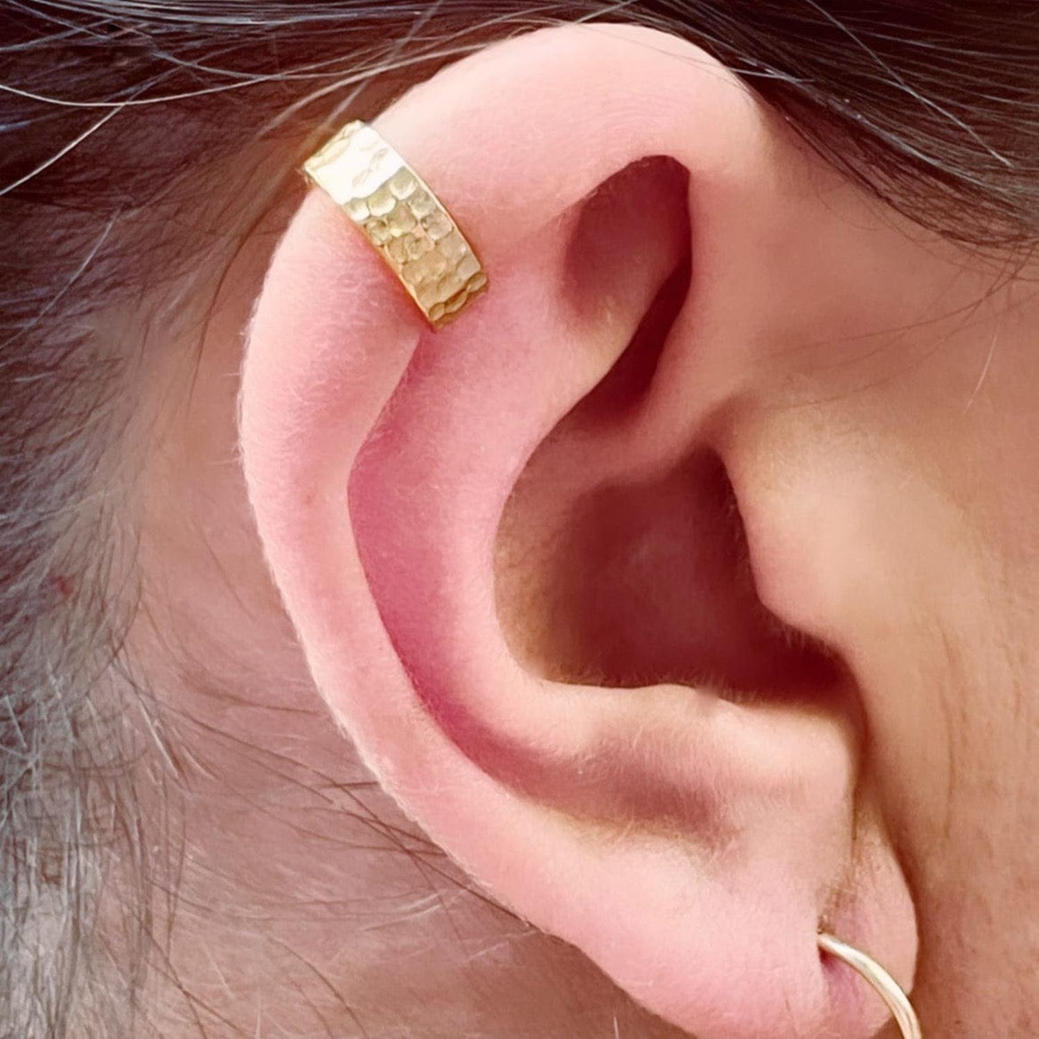 Cuff Machacado 10 mm Gold-7