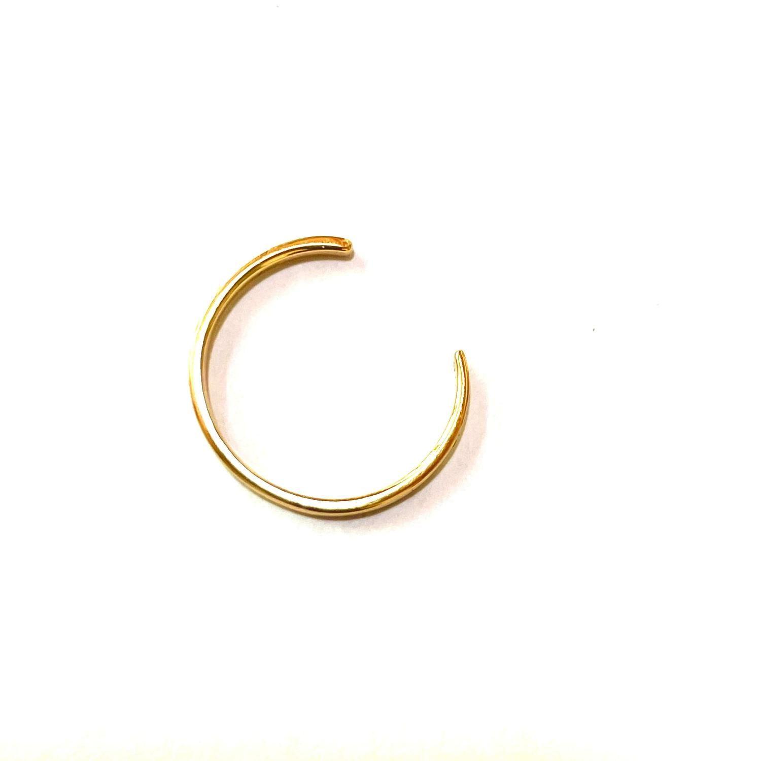 Anillo Midi Liso Ajustable GOLD-2