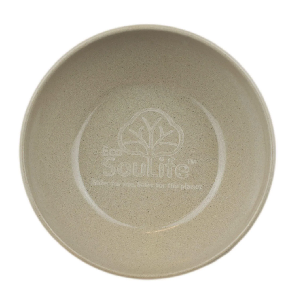  Bowl Ecológico diametro 13.3 cm,Color Natural, Cáscara De Arroz-0