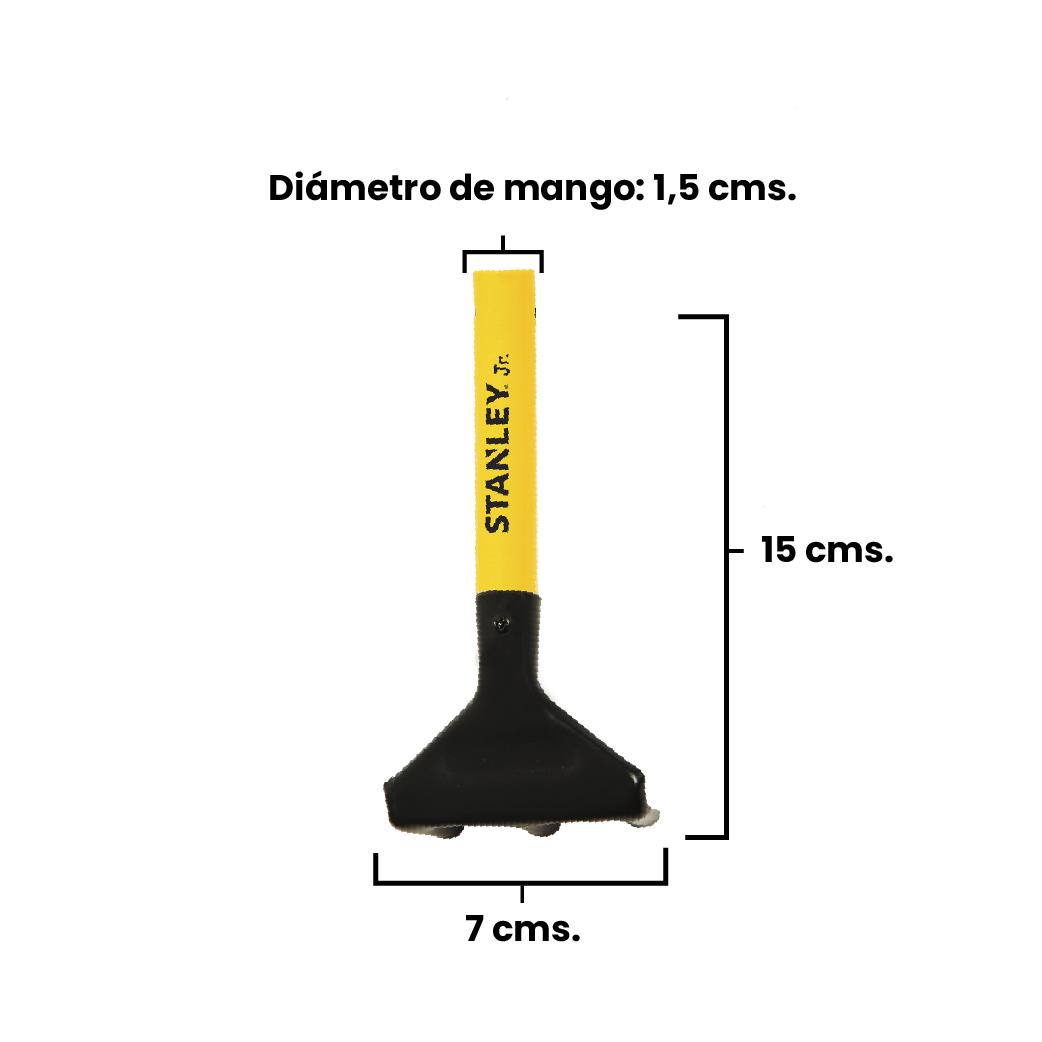 Rastrillo de Mano para Jardinería Metálico Niño Stanley Jr.-1