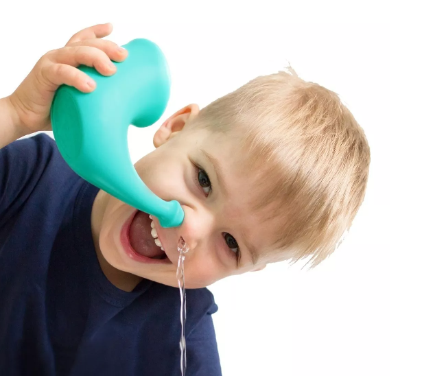 Neti Pot, Descongestionante nasal para niños Rhino Horn Jala Neti -1