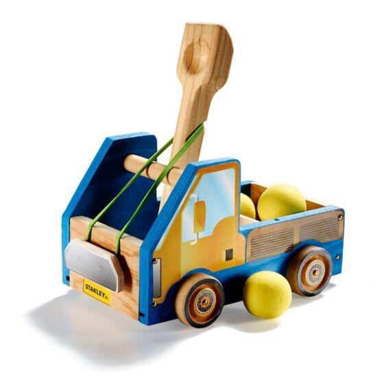 Juego de Construcción para niños Camión Catapulta Stanley Jr-0