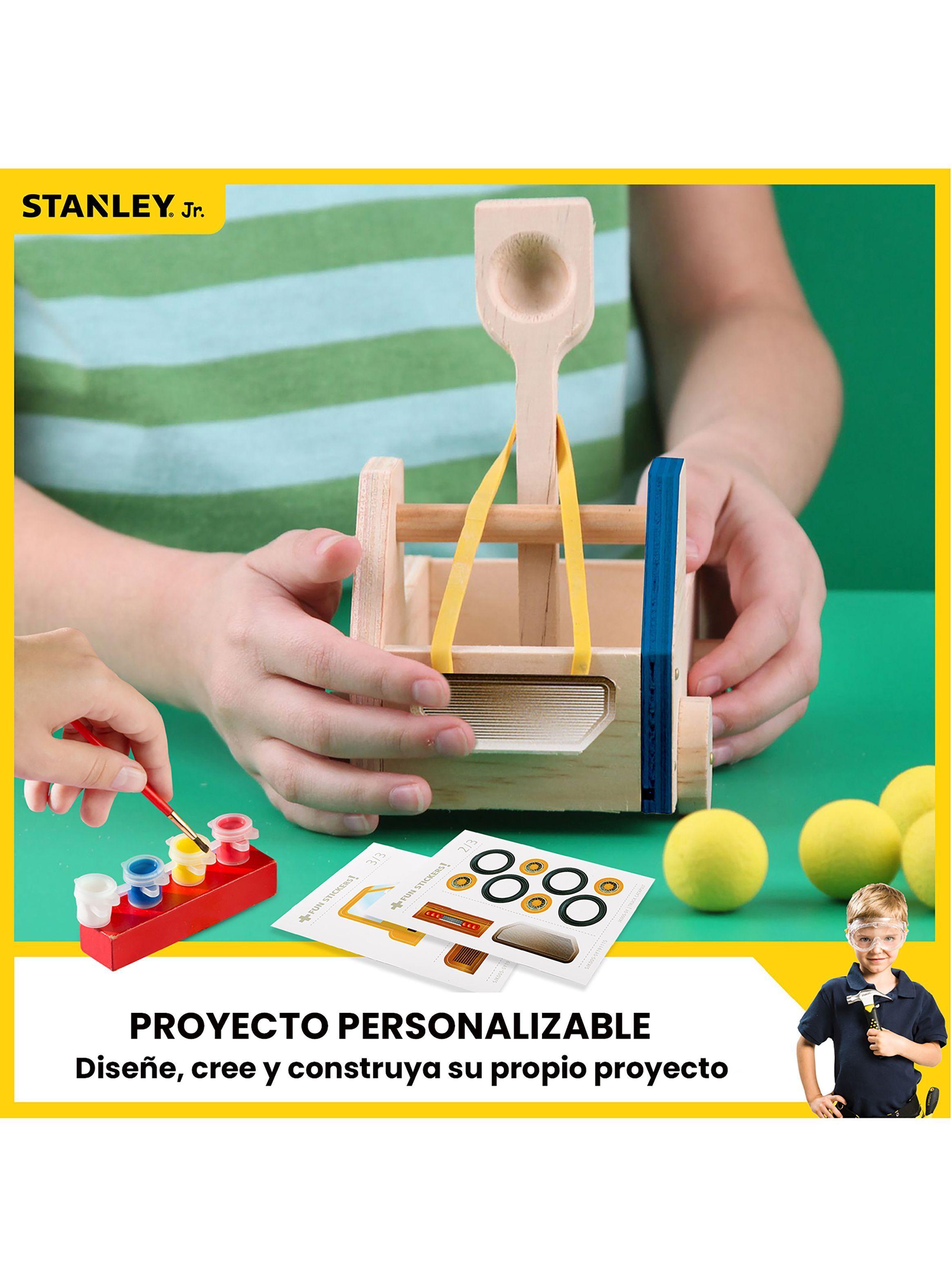 Juego de Construcción para niños Camión Catapulta Stanley Jr-4