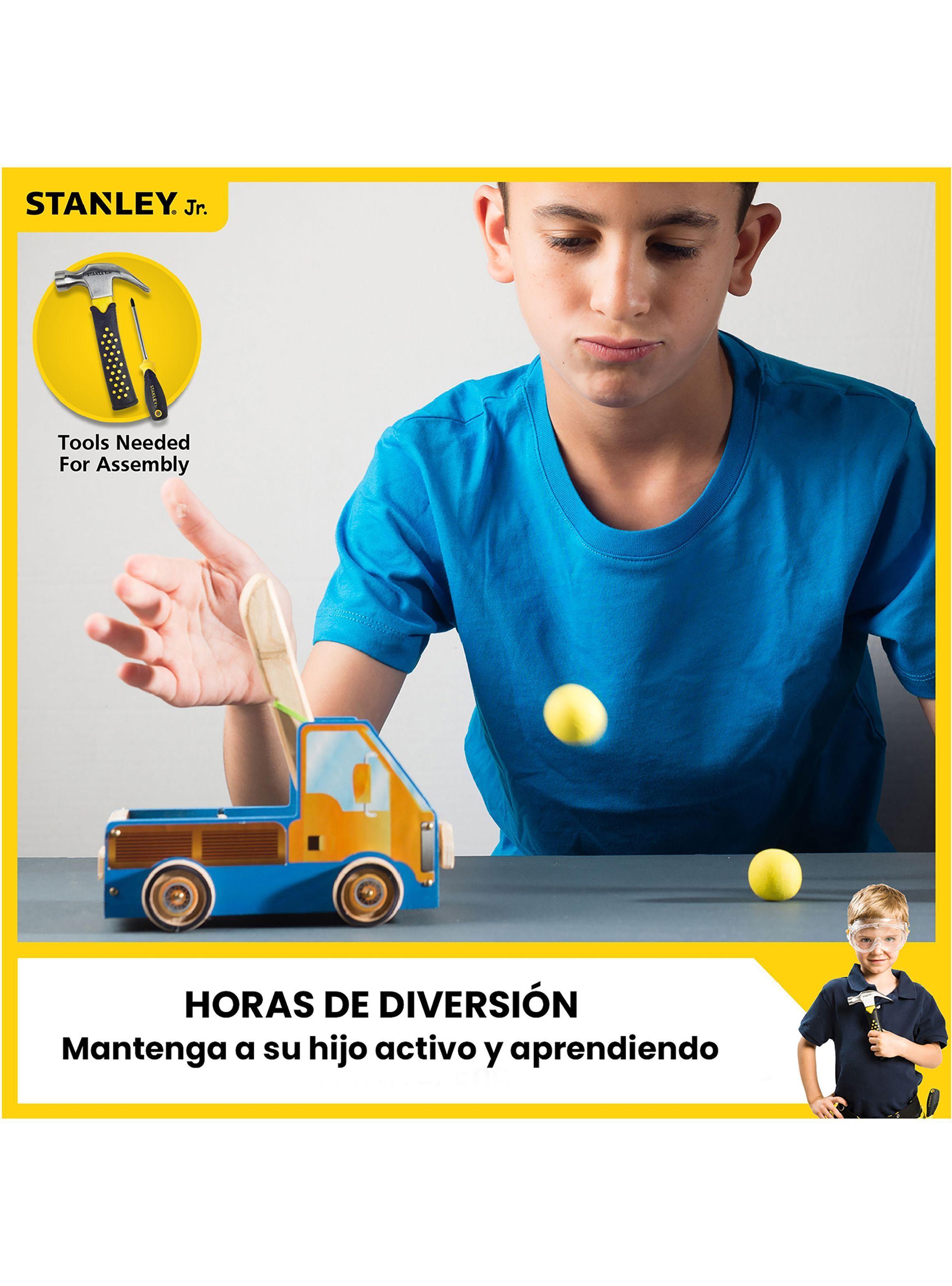 Juego de Construcción para niños Camión Catapulta Stanley Jr-6