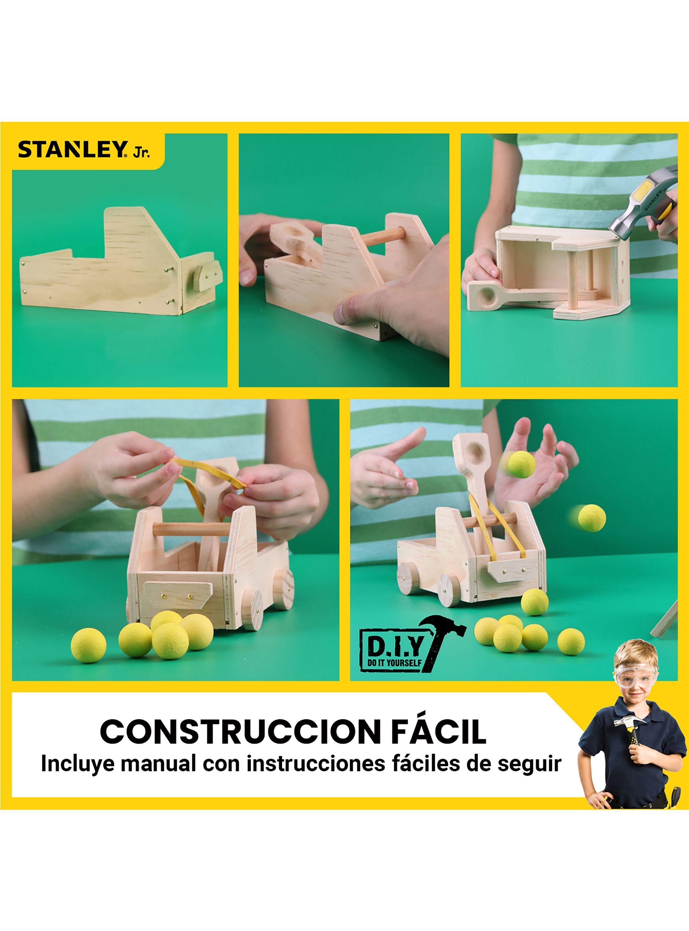 Juego de Construcción para niños Camión Catapulta Stanley Jr-3