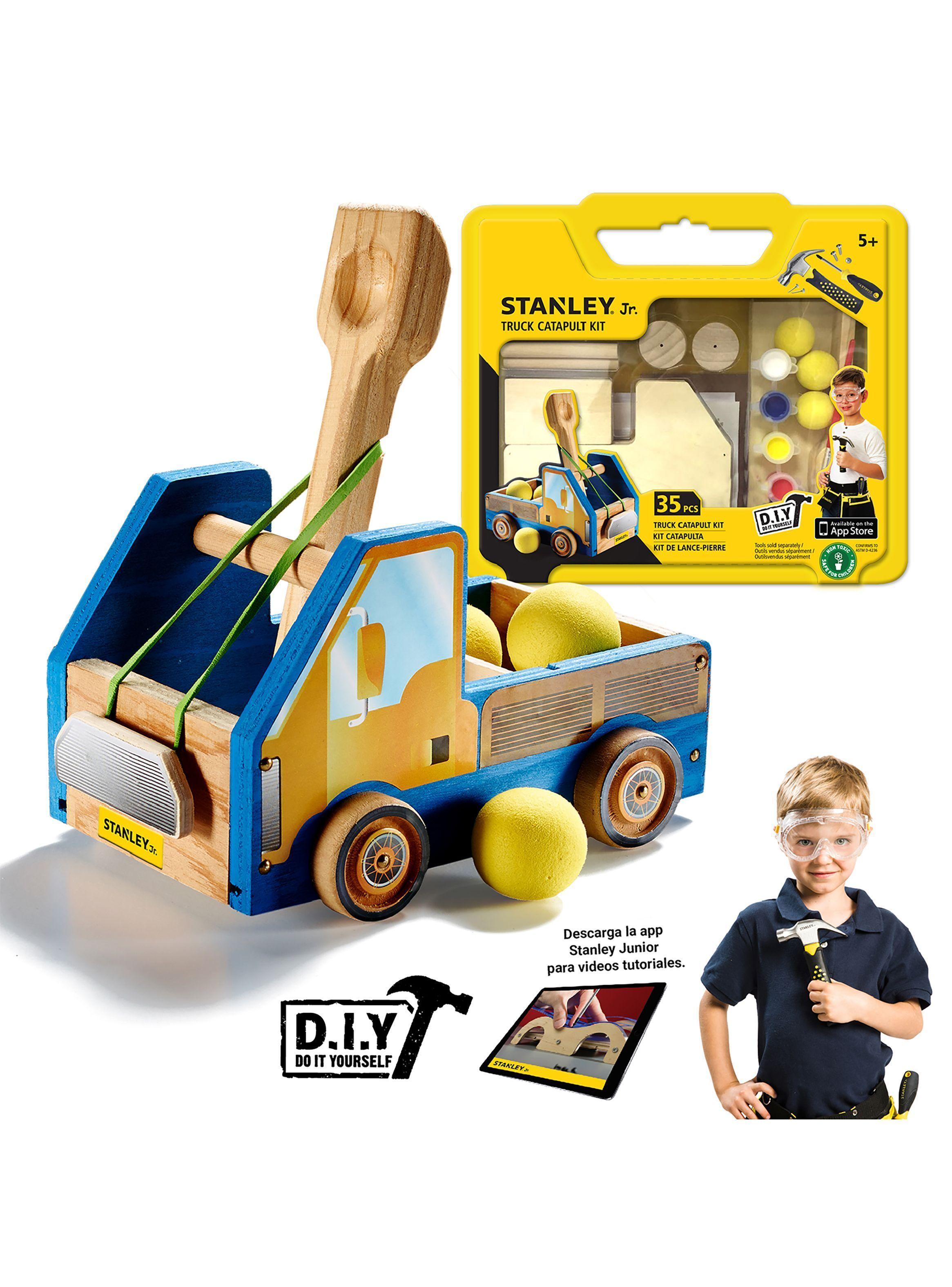 Juego de Construcción para niños Camión Catapulta Stanley Jr-1