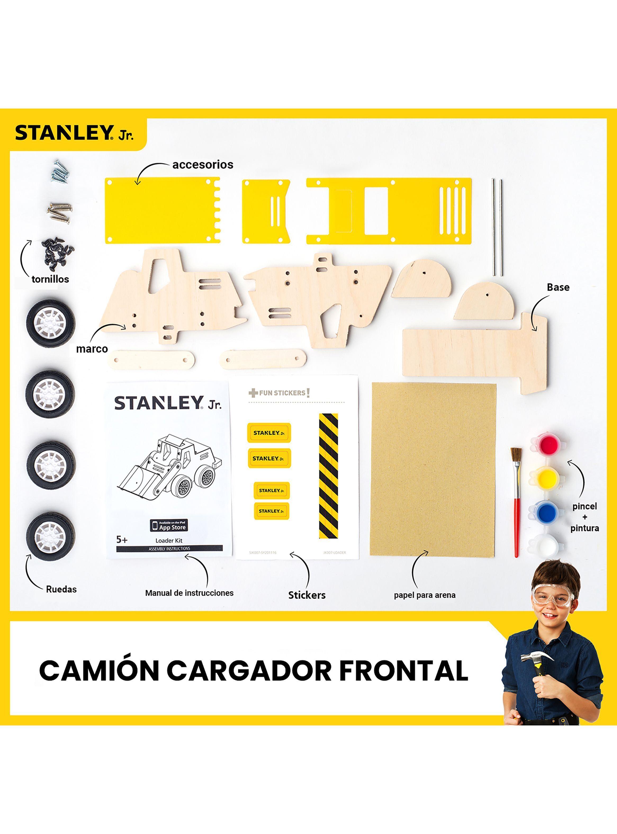 Juego de Construcción para niños Cargador Frontal Stanley Jr-2
