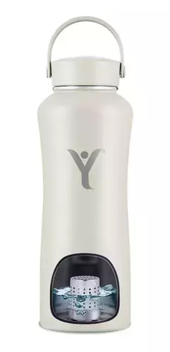 Botella Insulada de Agua Alcalina 621ml Blanco Dyln-0