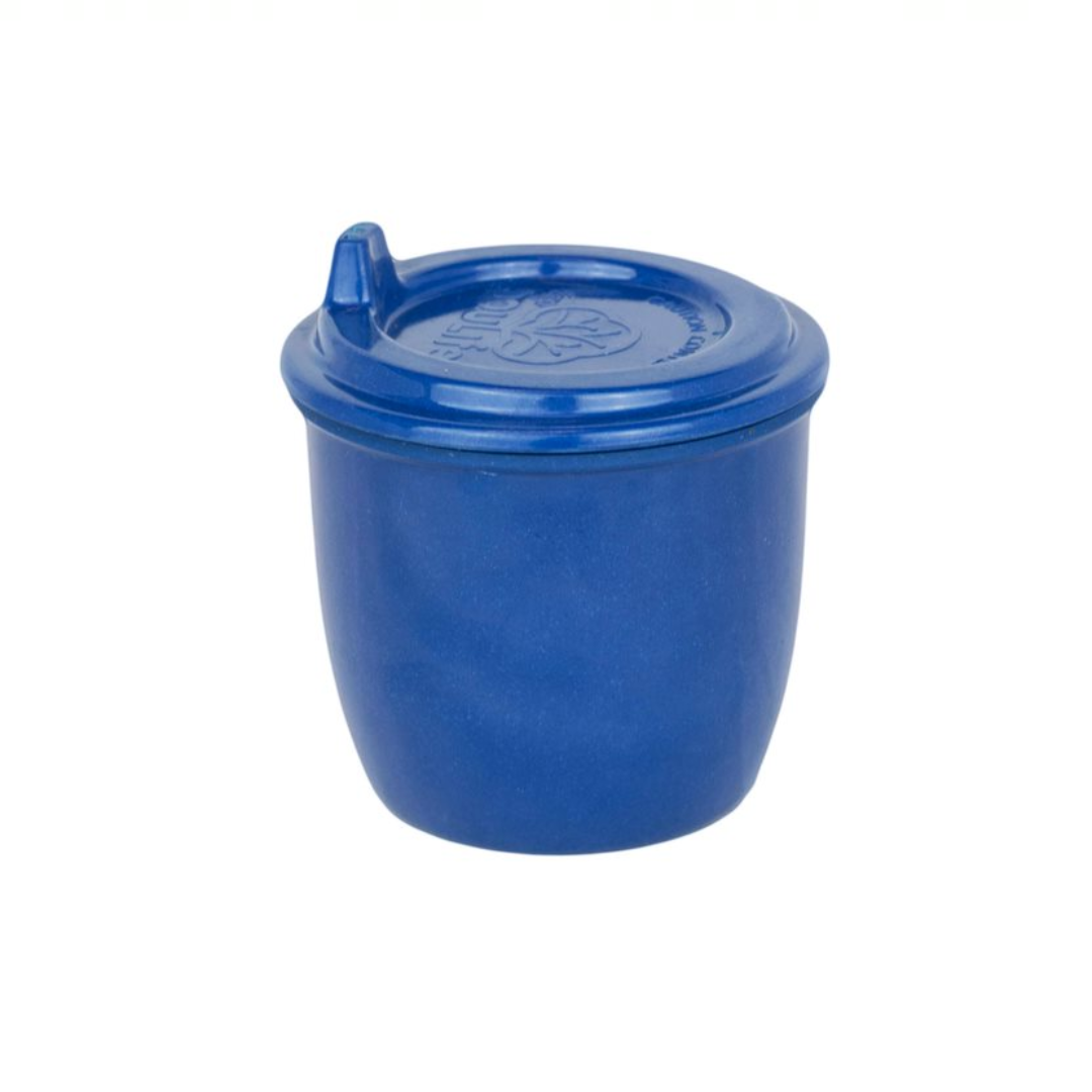 Vaso Con Boquilla 296 ml para bebés, Color Azul, Cáscara De Arroz-0
