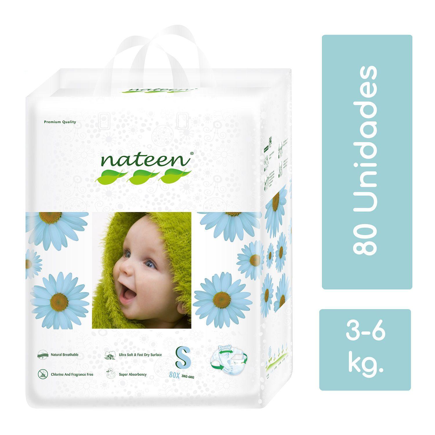Pañal Nateen Premium S 80 unidades-0