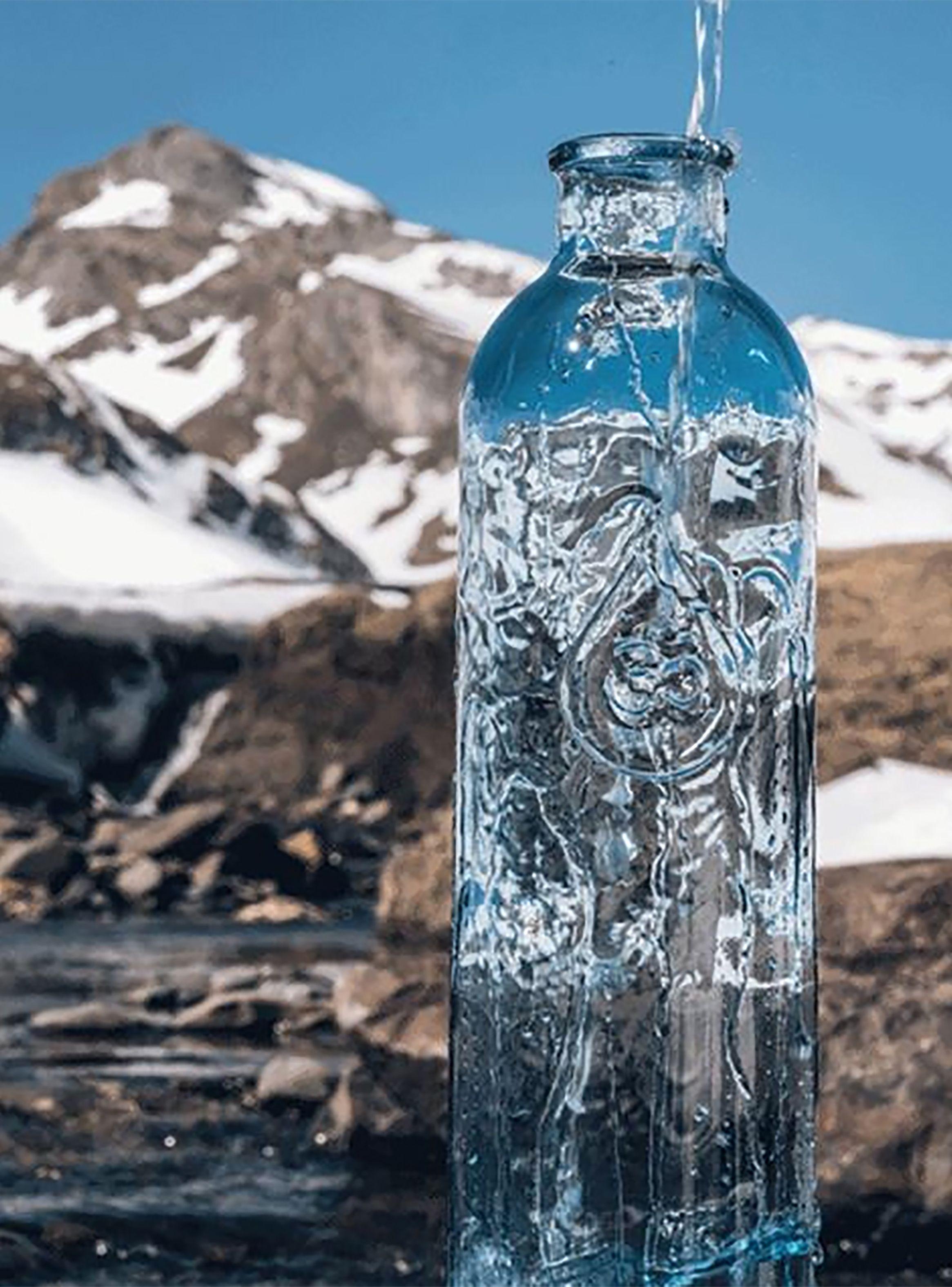 Botella Vidrio Reciclado OmWater 500ml + Funda-1