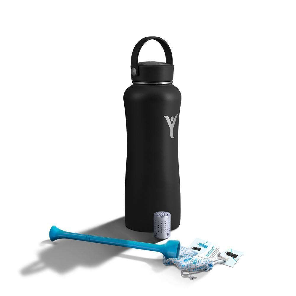 Botella Insulada de Agua Alcalina 1182ml Negro Dyln-1