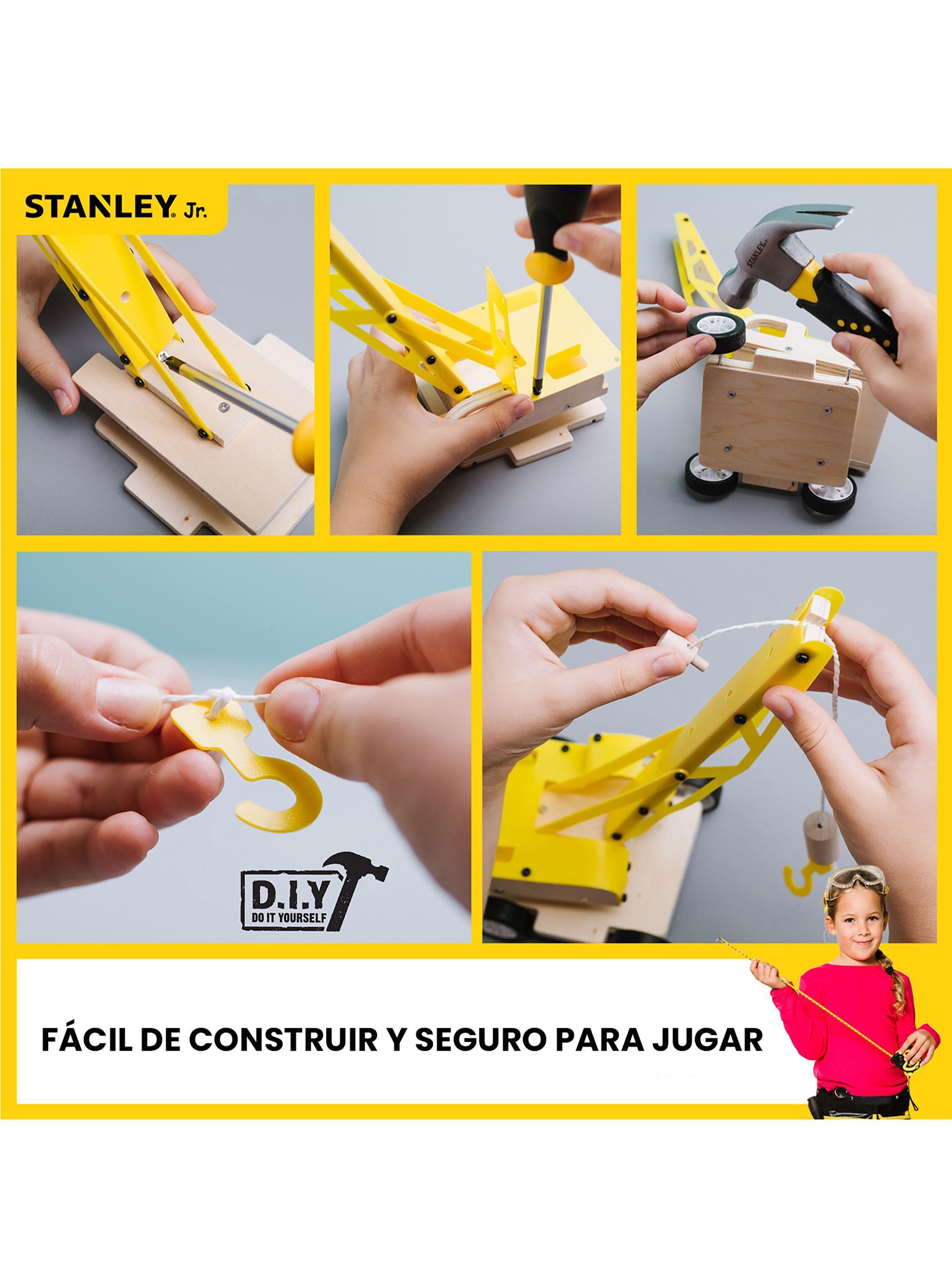 Set de Construcción para niños Grúa de Elevación Stanley Jr-2