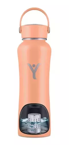 Botella Insulada de Agua Alcalina 621ml Coral Dyln-0