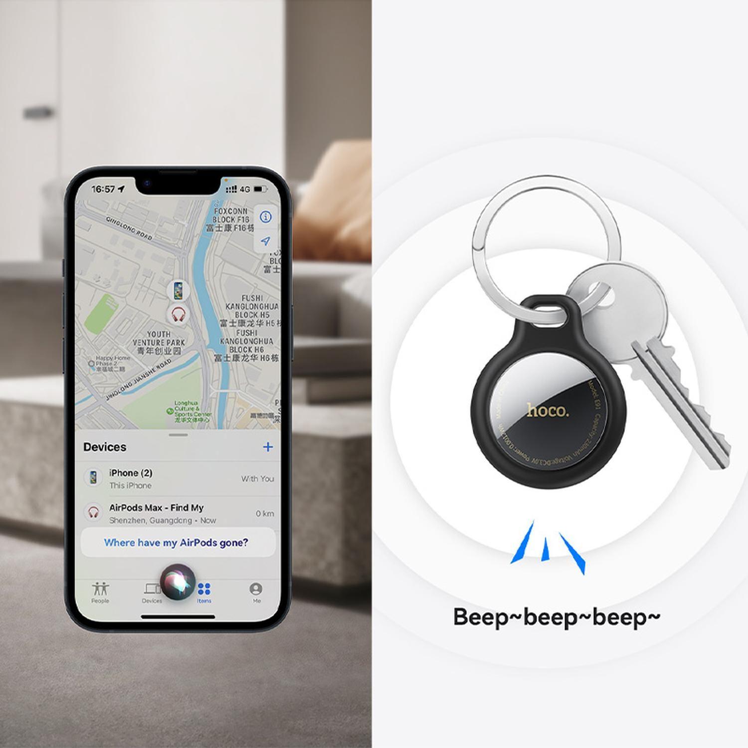 Dispositivo Inteligente Anti Pérdida Smart Tag Hoco E91 Compatible Apple Find My-5