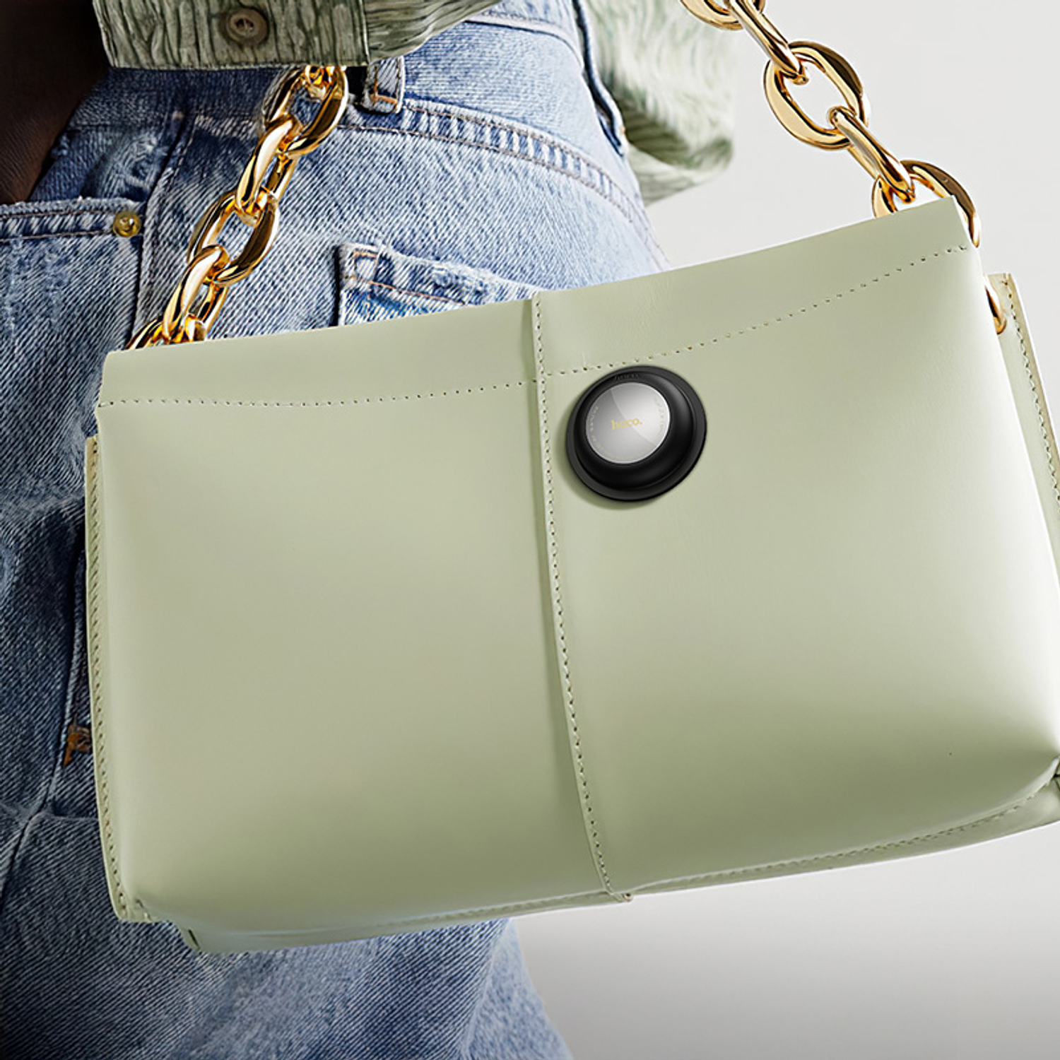 Dispositivo Inteligente Anti Pérdida Smart Tag Hoco E91B Compatible Apple Find My-5