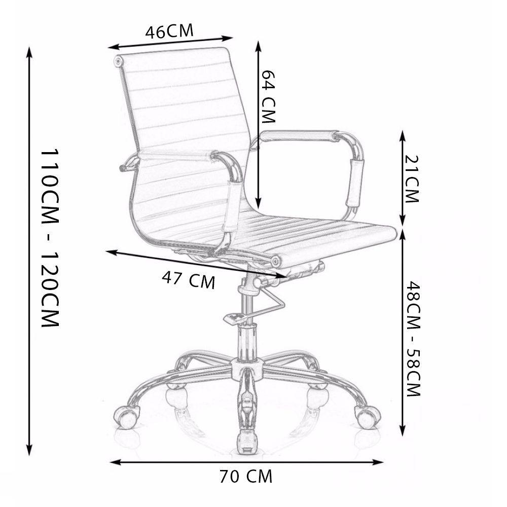 Silla De Escritorio Oficina Rd Sillón Ejecutivo Ergonomico.-4