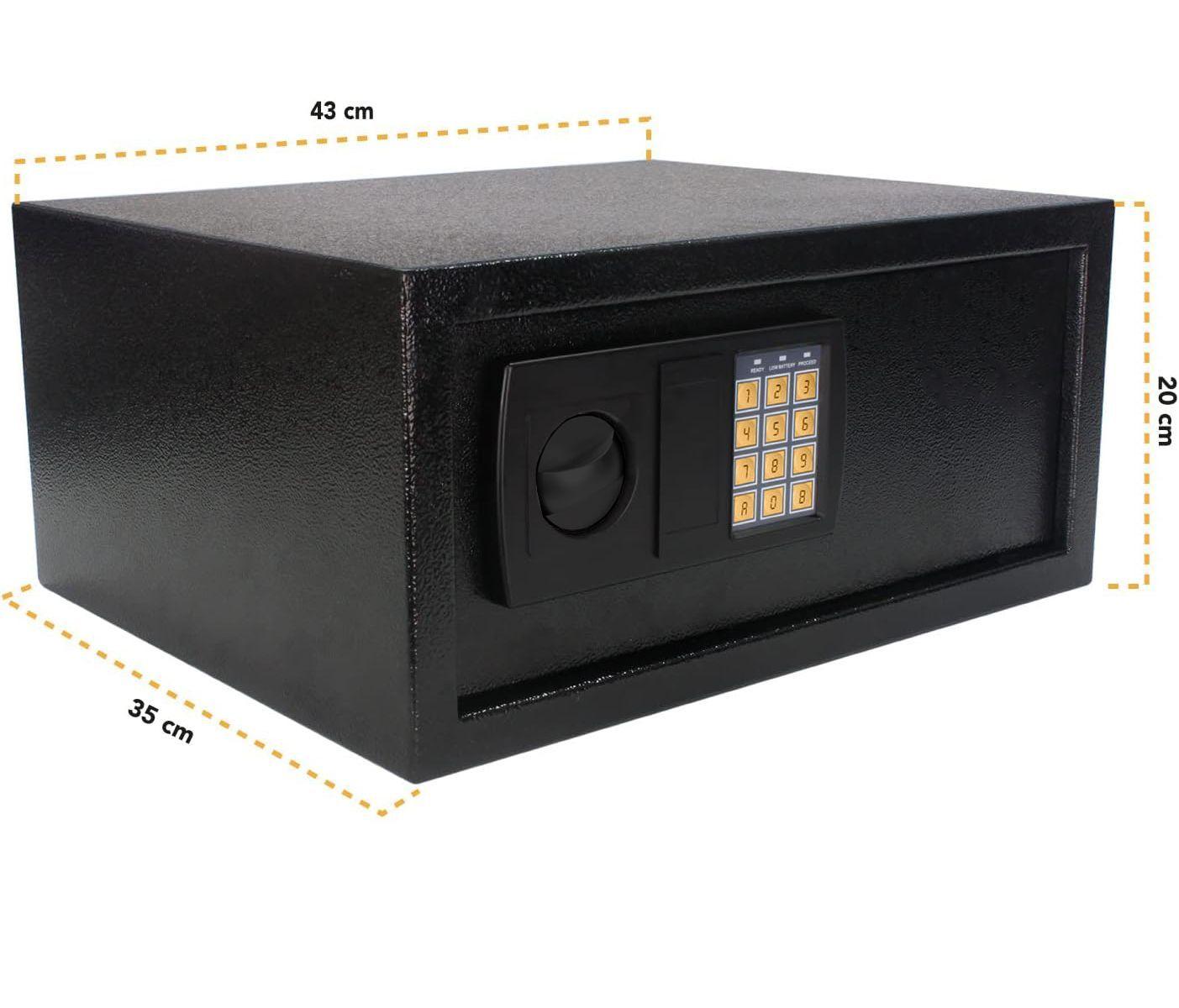 Caja Fuerte Seguridad Digital Electrónica 43x36x20cm-4