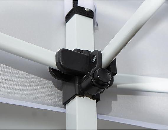 TOLDO PLEGABLE PREMIUM + LATERALES LISOS DE CUATRO CARAS (VERDE OLIVO)-4