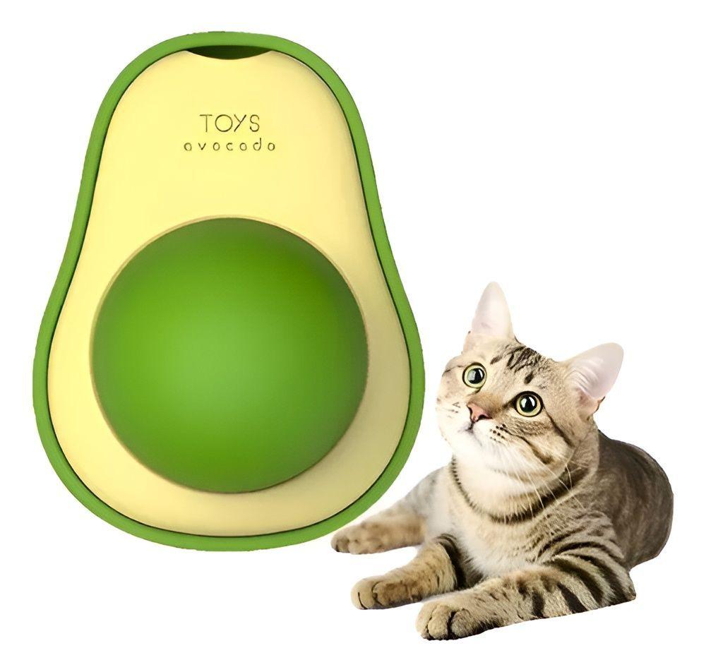 Pack 2 Juguete Catnip Para Gato Bola Giratoria Cat-5
