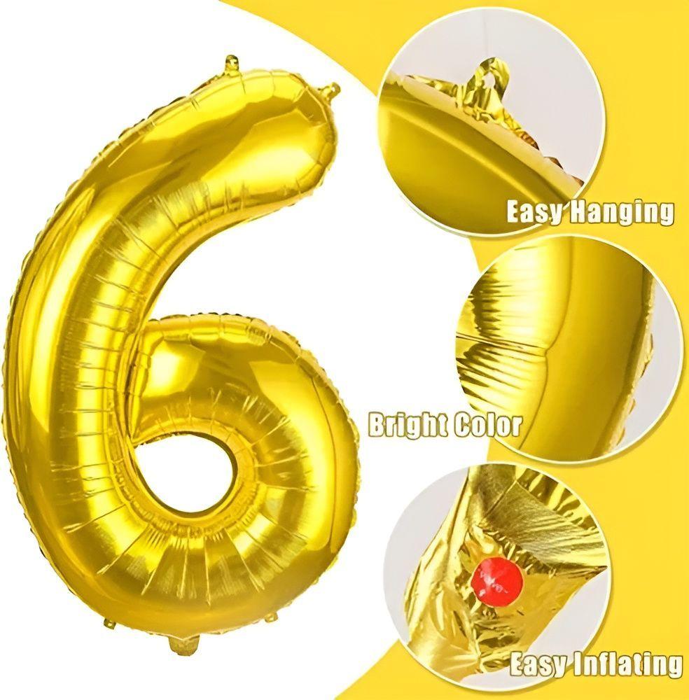 Globos Forma De Numero Globos Metalizados Decoraci-2