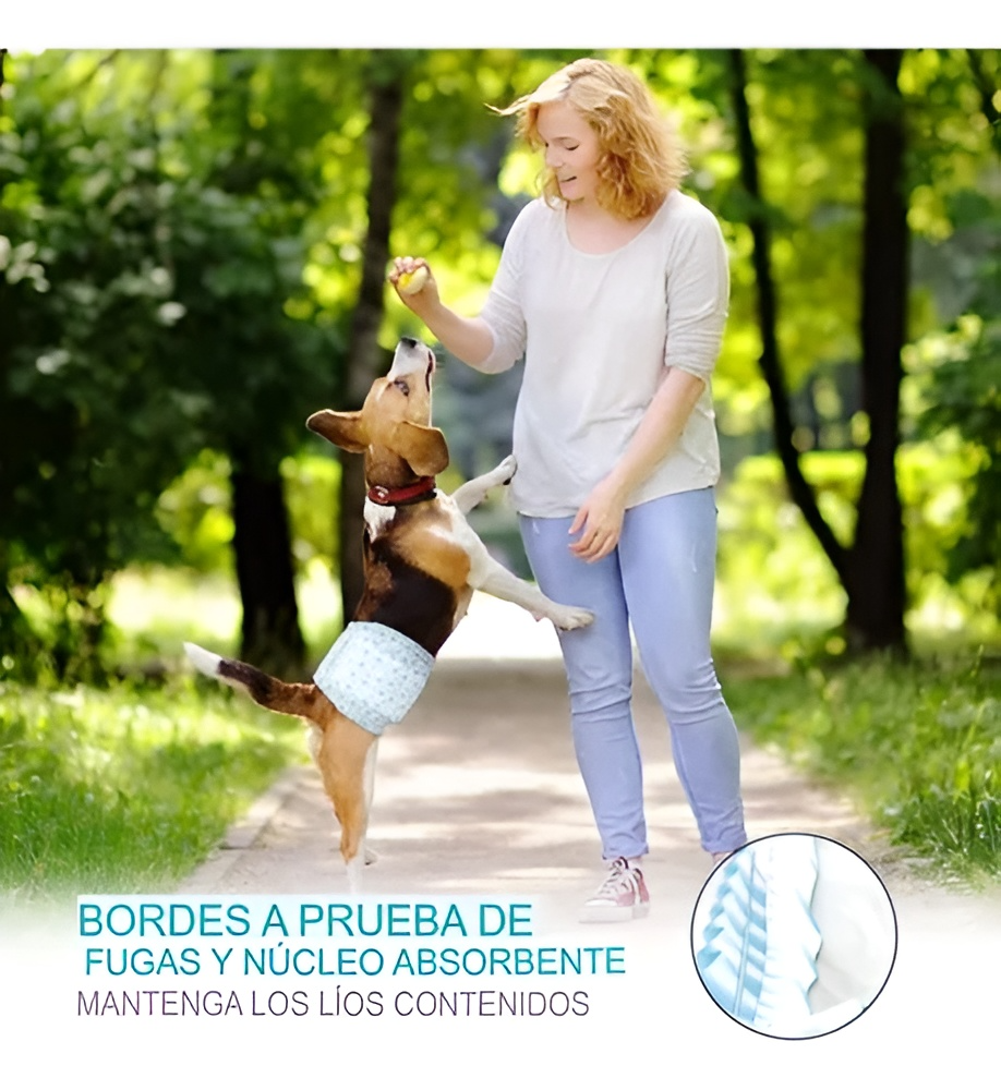 24 Pañales Para Perros Pañales Para Perro Pañales Gato Xl-4