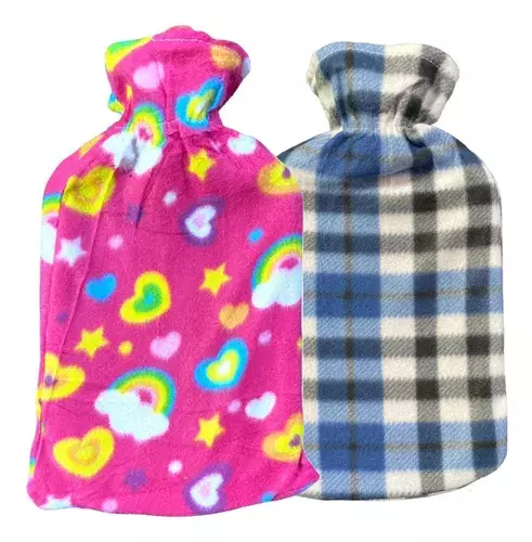 X4 Guateros Con Funda Polar Diseño Calefacción 2 Litros-2