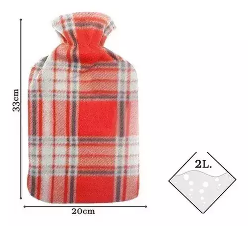 X2 Guateros Con Funda Polar Diseño Calefacción 2 Litros-1