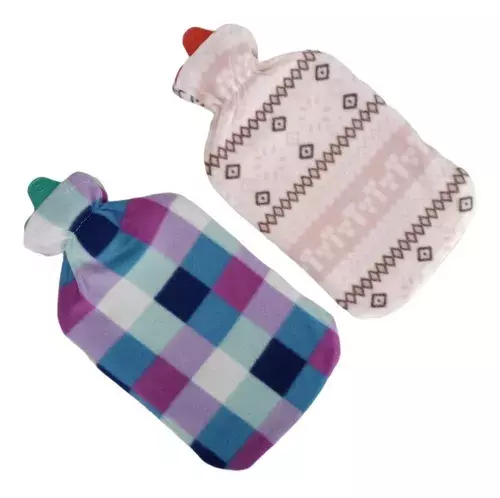 X2 Guateros Con Funda Polar Diseño Calefacción 2 Litros-4