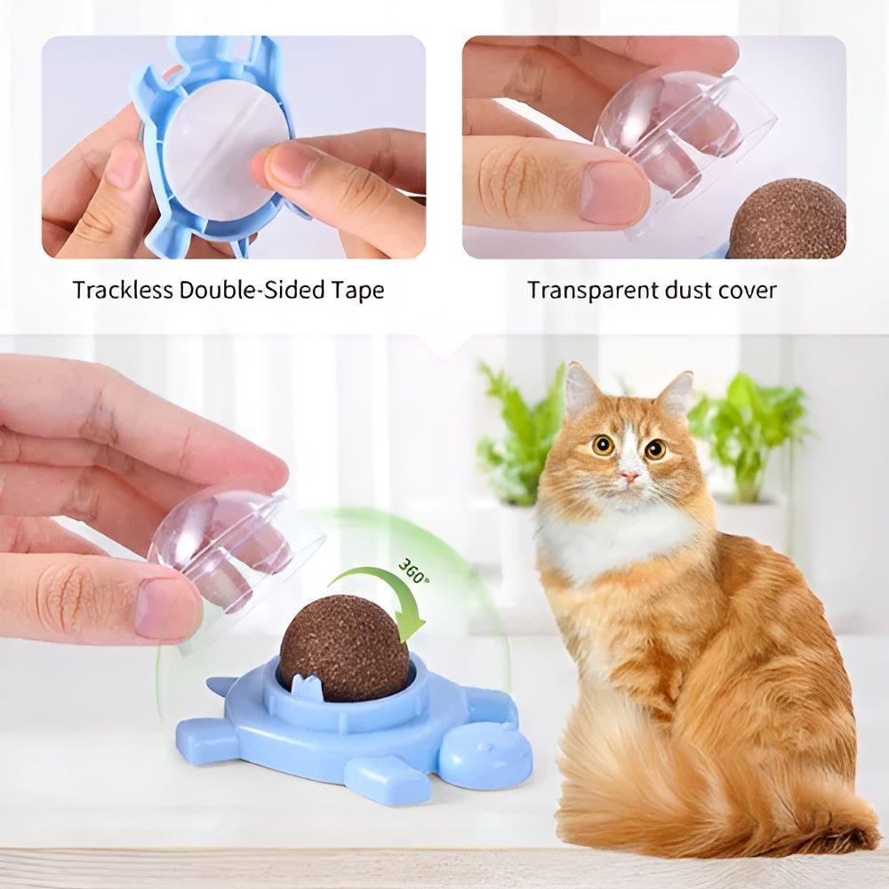 X2 Bola Hierba Gatera Catnip Snack Para Gatos Bola-5