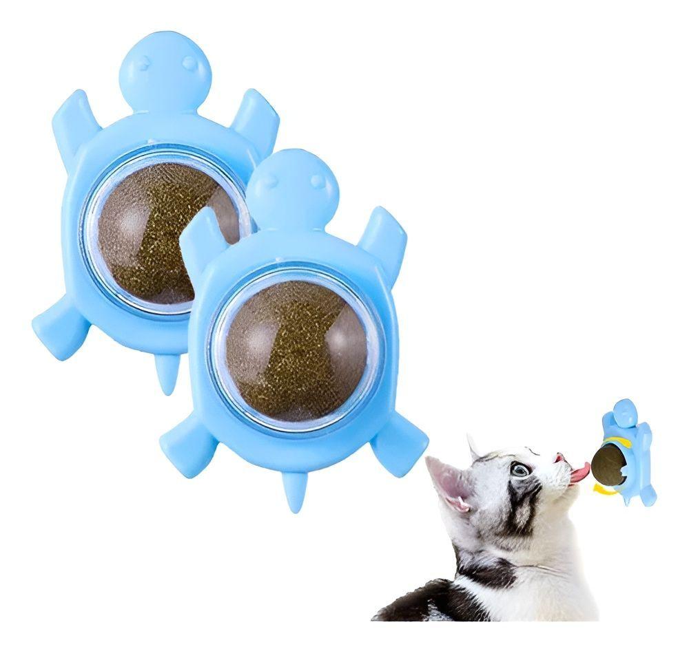 X2 Bola Hierba Gatera Catnip Snack Para Gatos Bola-0