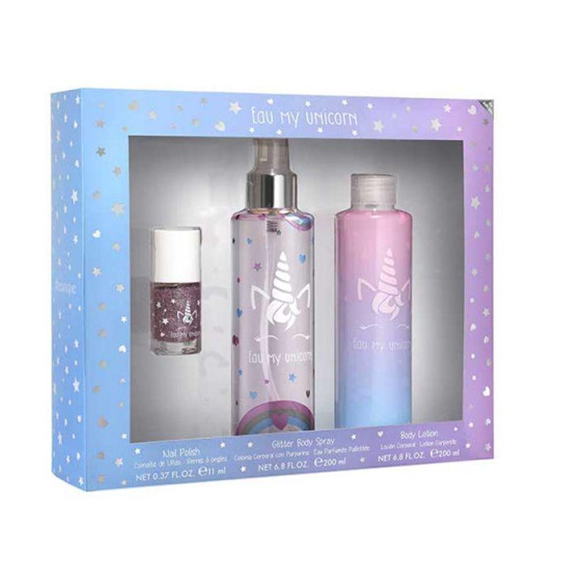 Eau My Unicorn 200ml+200ml B/L+Nail Polish Mujer Marvel-0