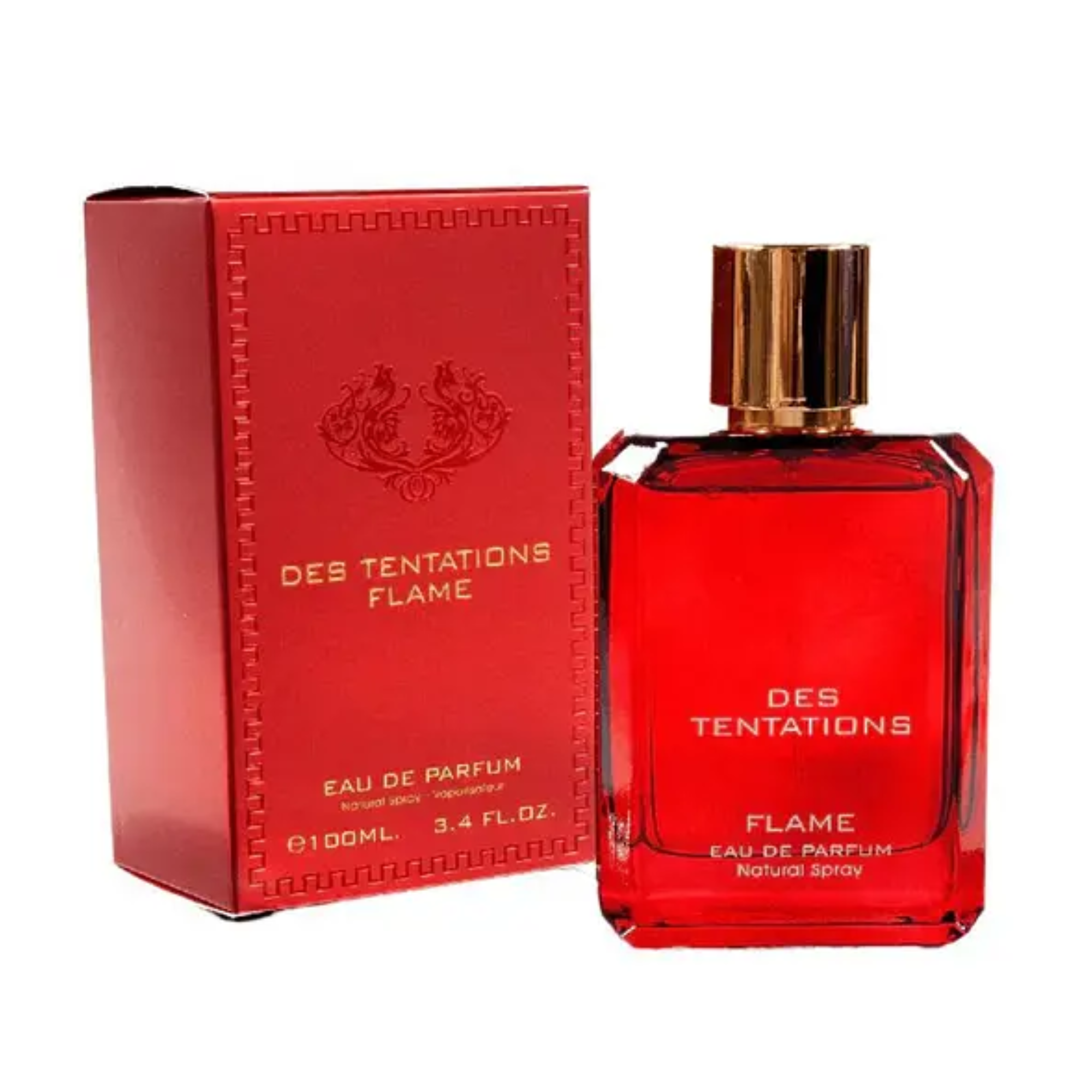 Des Tentations Flame Fragrance World Edp 100ML Hombre-1