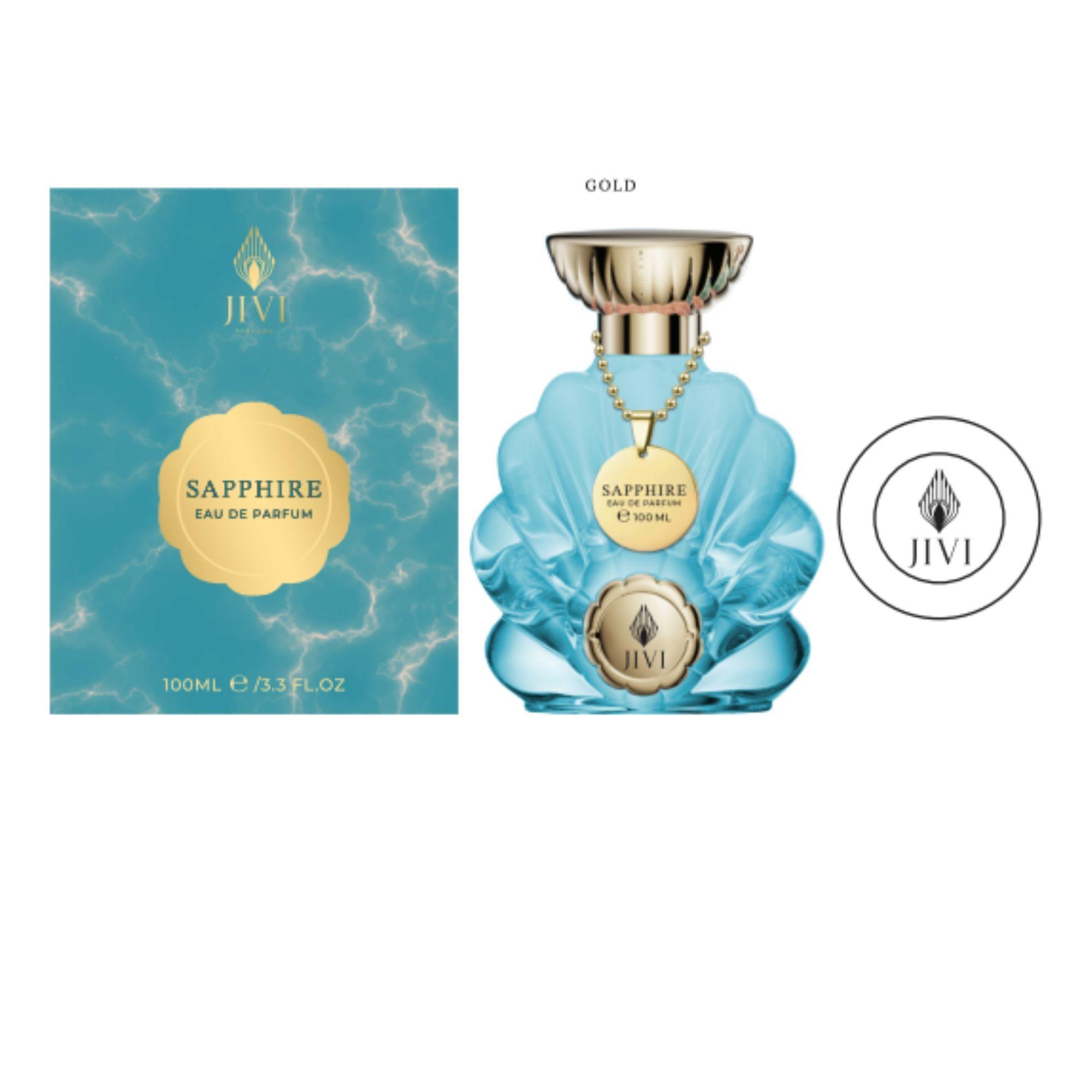Sapphire Gemstone Jivi Parfums Edp 100Ml Mujer Inspirado de Lancome Tresor Midnight Rose-0