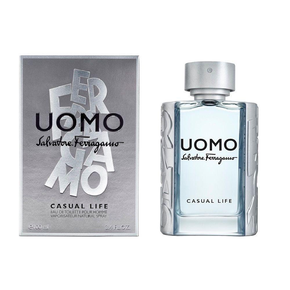 Uomo Casual Life Salvatore Ferragamo Edt 100ml Hombre-0