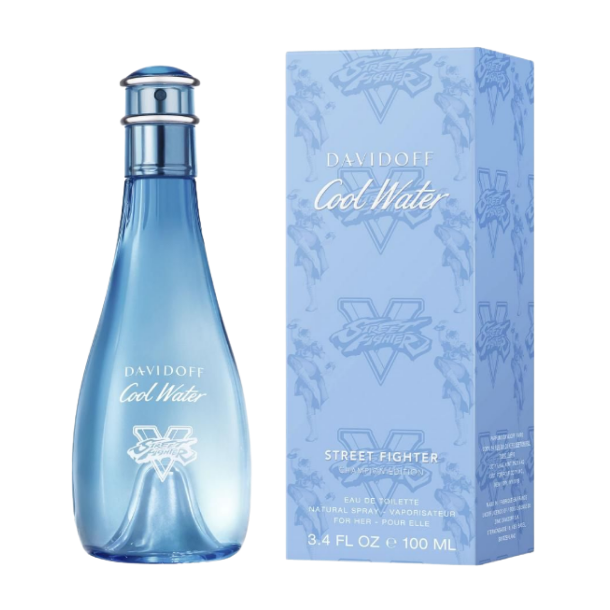 Cool Water Street Fighter Champion 100ml Mujer-0