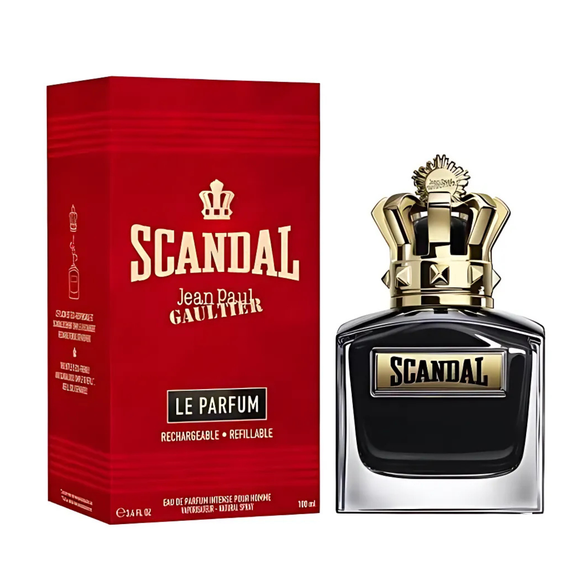 SCANDAL LE PARFUM JEAN PAUL GAULTIER RECARGABLE HOMBRE EDP INTENSE 150 ML-0