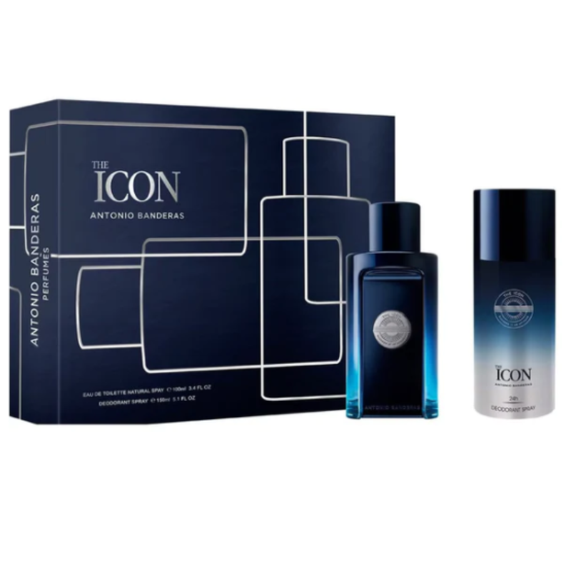 Estuche The Icon Antonio Banderas Edt 100Ml+150Ml Deo 24H Hombre30-0