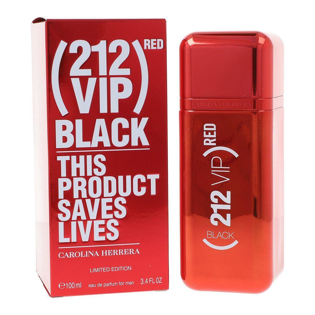 212 Vip Black Red Limited Edition Edp 100ml Hombre-0