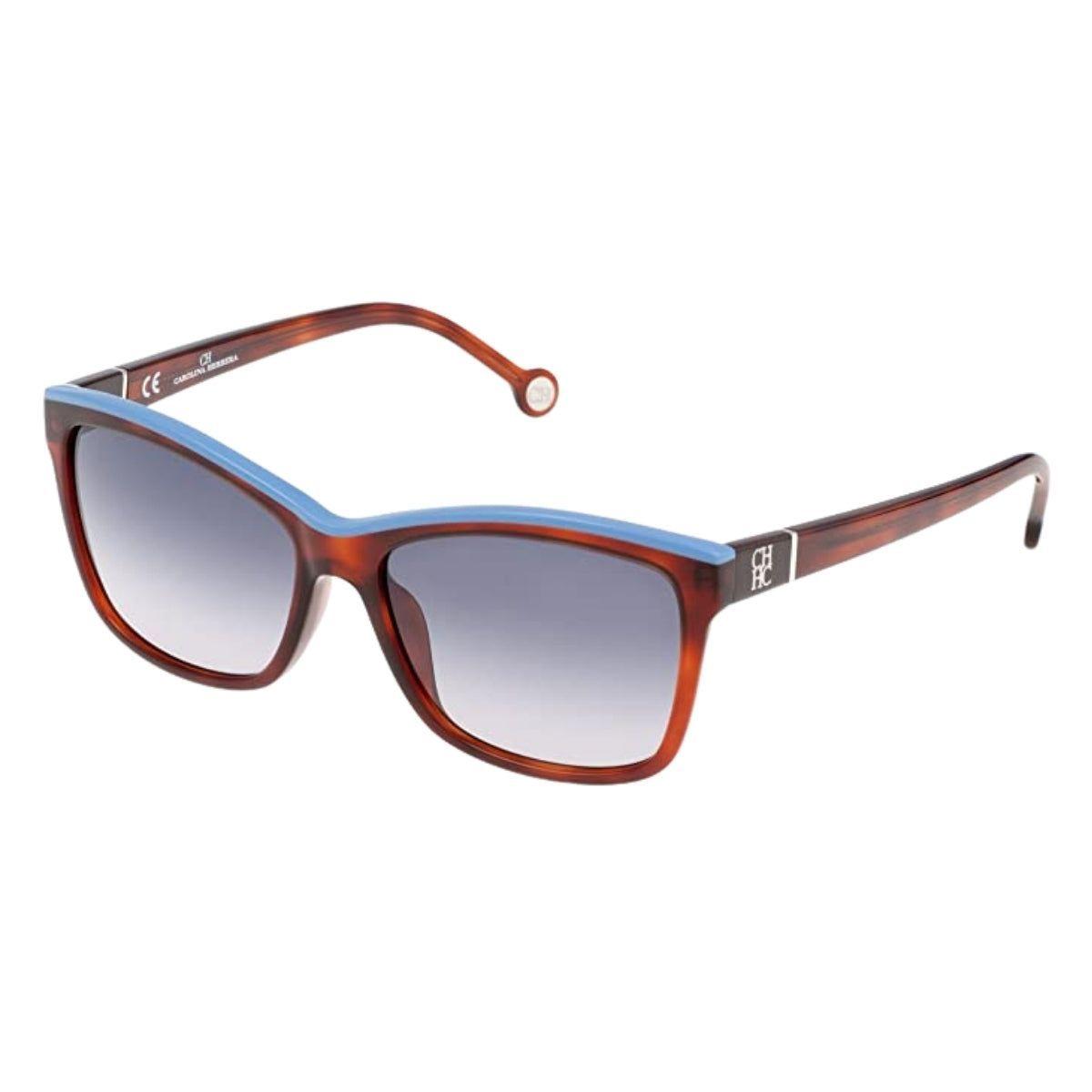CAROLINA HERRERA Lente De Sol SHE59809XW55 BROWN BLUE SHE598-0